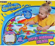 Tomy Aqua Doodle AQUADOODLE piešimo kilimėlis Super Rainbow Deluxe, E72772