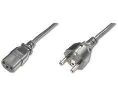 Assmann Electronic Maitinimo kabelis Digitus ASSMANN 10x maitinimo kabelis schuko - C15 juoda 1,8m - AK-440101- 018- S