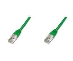 Assmann Electronic DIGITUS CAT 5e U-UTP jungiamasis kabelis PVC AWG 26/7 ilgis 15m spalvotas žalias
