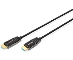 Assmann Electronic ASSMANN HDMI AOC Hibridinio pluošto jungties kabelis Tipas AM/M 10m UHD 8K60Hz CE auksinis bl