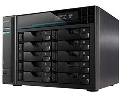 Serveris Asus AsusTor 10 Bay NAS AS6510T Iki 10 HDD/SSD, Intel ATOM C3538 Quad-Core, Procesoriaus dažnis 2,1 GHz, 8 GB, SO-DIMM DDR4, Juodas