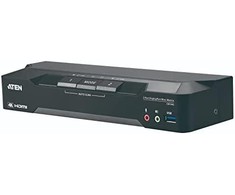 AV signalo perdavimo sistema Aten ATEN CM1942 KVMP jungiklis 2 prievadų, DisplayPort, USB 3.1, 4K