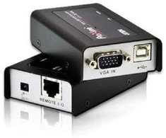 AV adapteris Aten D-Sub (VGA) - D-Sub (VGA) juoda (CE100- A7-G)
