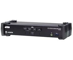 Aten | 4-Port USB 3.0 4K HDMI KVMP Switch with Audio Mixer Mode | CS1824