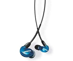 Ausinės Shure Aonic 215 SE215, su mikrofonu, Mėlynos
