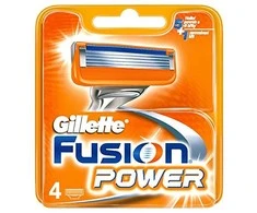 Gillete Skustuvo galvutės GILLETTE FUSION Power, 4 vnt.