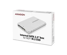 AXAGON RSS-M2SD SATA - M.2 SSD SATA, iki 80mm SSD, ALU body