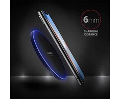 AXAGON WDC-P10T belaidžio įkrovimo stotelė su greito įkrovimo funkcija, Qi 5 / 7.5 / 10W, mikro USB