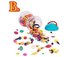 B.TOYS: papuošalų gamybos rinkinys 300 vnt. Pop meno papuošalai 4+ 1254
