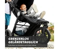 Vežimėlis Baby Jogger City Elite 2 | Juodas (Opulent Black)