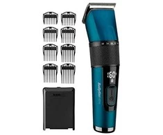 Plaukų Kirpimo Mašina - Babyliss E990E Japonų Plienas Ličio Jonų 160min Belaidė Mėlyna Juoda