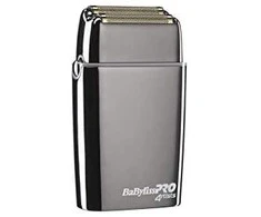 Barzdaskutė Mobili įkraunama plaukų skutimo mašinėlė BaByliss PRO Double Foil Metal Shaver Gunsteel FXFS2GSE