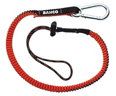 Bahco Tamprus lynas įrankiams nuo kritimo saugoti. Fiksuotas karabinas ir reguliuojama kilpa. Max 3kg, Bendras ilgis 1,2m