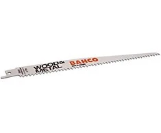 Bahco Tiesinio pjūklo geležtės Sandflex Bi-Metal 150mm*1,3mm ST 5/8TPI, Medienai ir metalui 2vnt