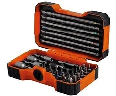 Bahco Antgalių rinkinys su 2 laikikliais 1/4" 35 vnt PH,PH2G,PZ,SL,Hex,TORX 25mm 22 vnt, 150mm 7 vnt