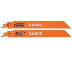 Bahco Tiesinio pjūklo geležtės Sandflex Bi-Metal 228mm*1,07mm HST 10TPI, sunkiajam metalui 2vnt