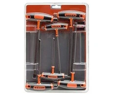 Bahco T-formos HEX raktų rinkinys, 6vnt, 3-4-5-8-10mm
