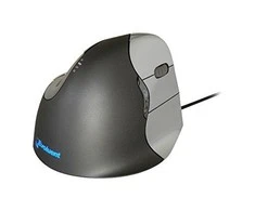 Bakker Elkhuizen Baker dešinei rankai Vertikali pelė Evoluent4 su laidu optical, Juodas/ Pilkas, USB