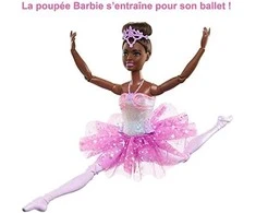 Mattel HLC26 Barbie Ballerina Doll Magic Lights Brunette | Mattel
