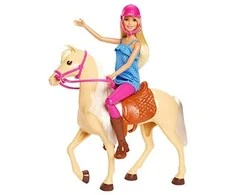 Mattel BARBIE lėlė ir jos žirgas, FXH13
