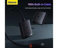 HDMI Switch Baseus Cluster Juodas