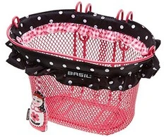 Basil Vairaračio krepšys JASMIN BOUSHKA BASKET JUNIOR kablys 12 "-20", Rausvas plienas (BAS-30124)