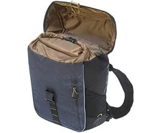 Basil Travel Pouch Single MILES DAYPACK 14L kuprinė, tvirtinimas kabliu, vandeniui atsparus poliesteris, tamsiai mėlynas (BAS-17665)