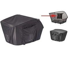 Dviračių krepšio apsauga nuo lietaus Basil Keep Dry, L, juodas