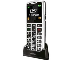 Bea-fon Mobile Beafon SL260 LTE, Juostinė juosta, Viena SIM, 5,59 cm (2.2"), „Bluetooth“, 800 mAh, Juoda, Sidabras