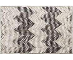 Beliani Odos kilimas 140 x 200 cm pilkas AytePE