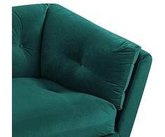 Beliani 3 vietų sofa LENVIKaksominė, smaragdinė