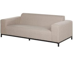 Beliani 2 vietų sodo sofa ROVIGO smėlio spalvos