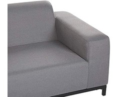 Beliani 2 vietų sodo sofa ROVIGO pilka