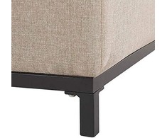 Beliani 2 vietų sodo sofa ROVIGO smėlio spalvos