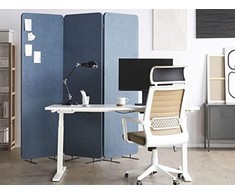 Beliani Lumarko 3 skydelio akustinė pertvarA 184 x 184 cm mėlyna STANDI!