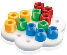 Quercetti Daisy Chunky Pegs Sorter - Edukacinis Žaislas