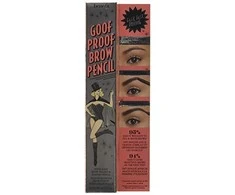 Benefit Goof Proof Brow Shaping Pieštukas antakių pieštukas, atspalvis: 5 Warm Juodas-Brown, 0.34 g
