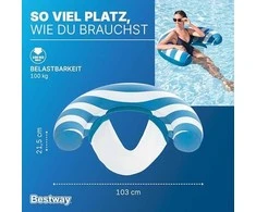 Pripučiama plaukimo kėdė „Comfort Plush“, „Bestway“, 43852