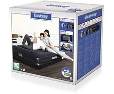 Bestway® Tritech Airbed Queen pripučiamas čiužinys su integruotu AC siurbliu 203x152x46 cm