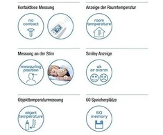 Bekontaktis termometras BEURER FT 90