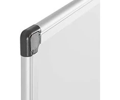 Baltoji magnetinė ir kamštinė lenta BI-OFFICE MAYA Combo 90x60, aliuminio rėmas