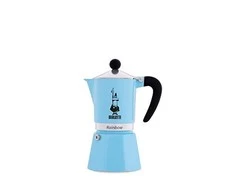 Moka pot Bialetti Moka Rainbow 3-cup Light Mėlyna
