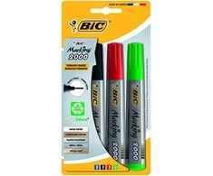 Bic Permanentinių žymeklių rinkinys Eco 2000 4 spalvų rinkinys, 2-5 mm 020040
