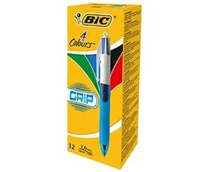 Bic Tušinukas GRIP 4 spalvų, pakuotėje 12vnt 214743