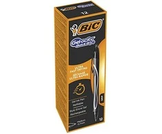 Bic Gelinis rašiklis Gel-Ocity Quick Dry, juodas, pakuotėje 12 vnt. 494664