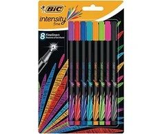 Bic Rašiklių rinkinys FineLiners Intensity Fine 0,4 mm, 8 spalvų rinkinys 449268