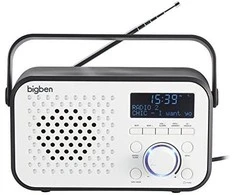 ‎BigBen Interactive Nešiojamas radijas su skaitmeniniu FM/DAB+ imtuvu. Thomson TR24DAB