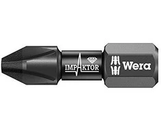 Atsuktuvo antgalis WERA 851/1 IMP DC PH3 25mm, 10vnt.