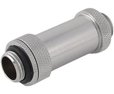 „Bitspower Aqua-Pipe II“ (41–69 mm) rezervuarams – G1/4 colio, blizgus sidabrinis