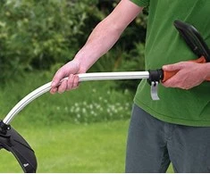 Black &amp; Decker Juodas + DECKER 900W 35cm stiebo kirptuvas